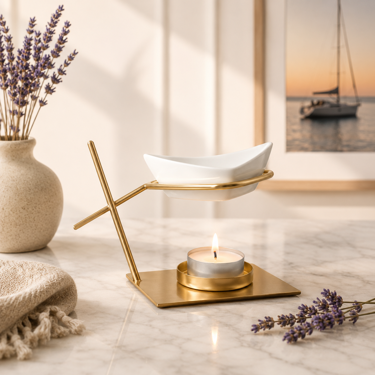 Brûle parfum évasion en mer