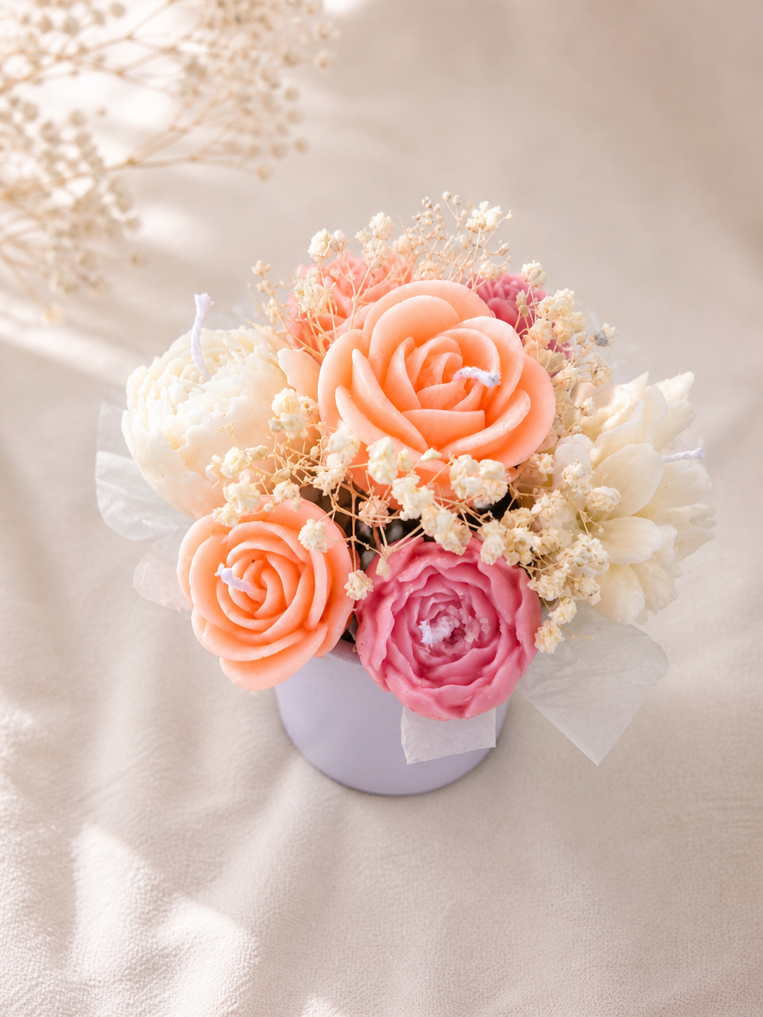 Bouquet de cire parfumé - Vanille