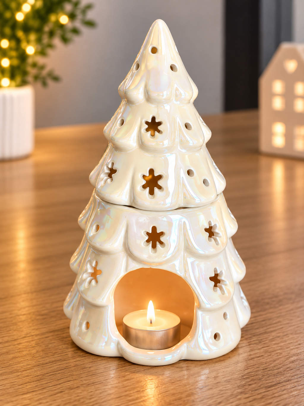 Brûle parfum SAPIN NACRE