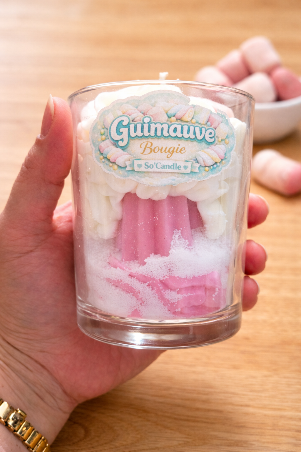 Bougie XL GUIMAUVE