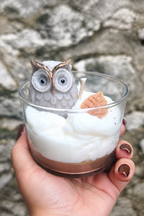 🦉 Bougie HIBOU D'AUTOMNE